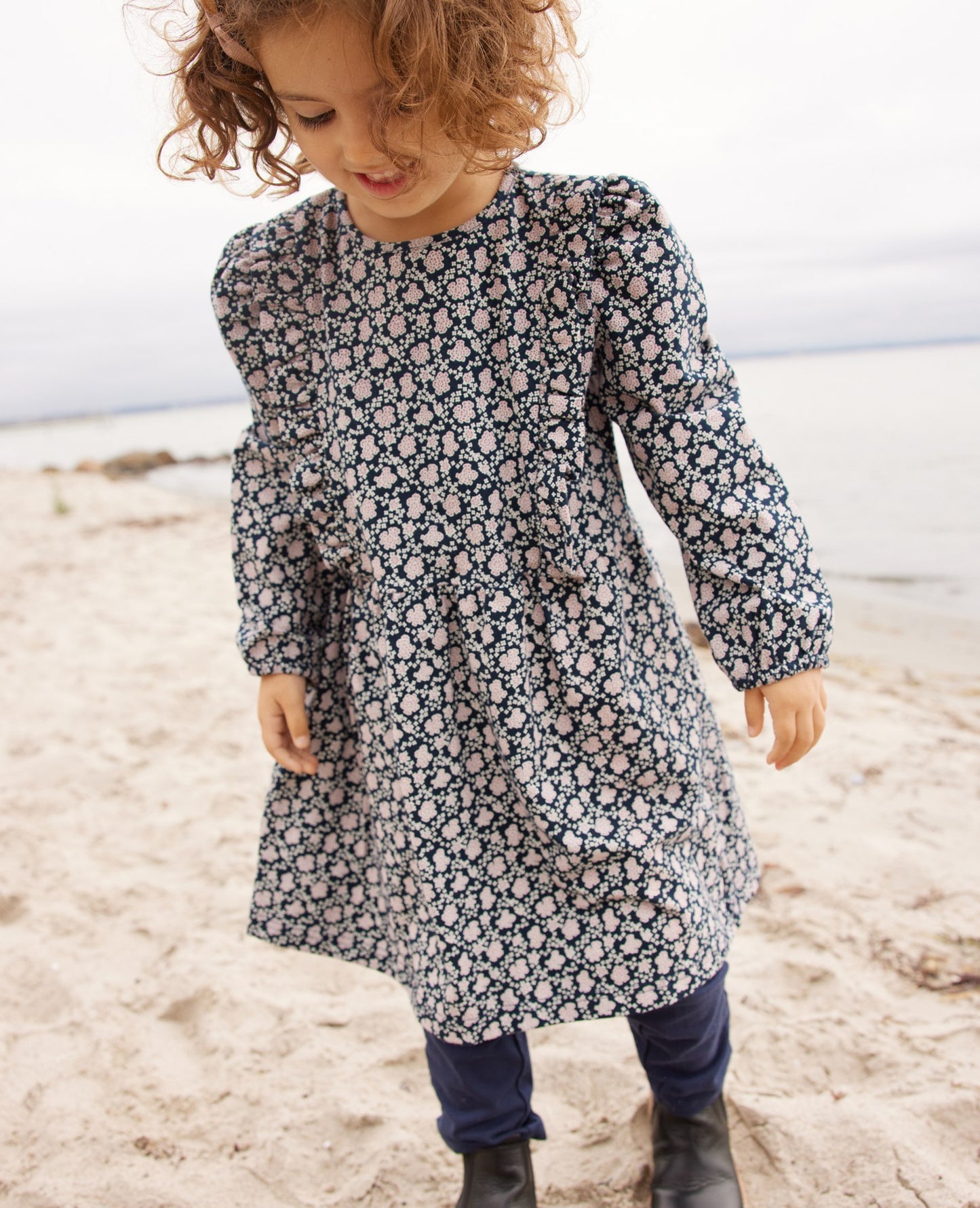 MINI ORGANIC SMALL FLOWER JERS DRESS