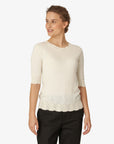 ESSENTIAL COTTON MELANGE PULLOVER