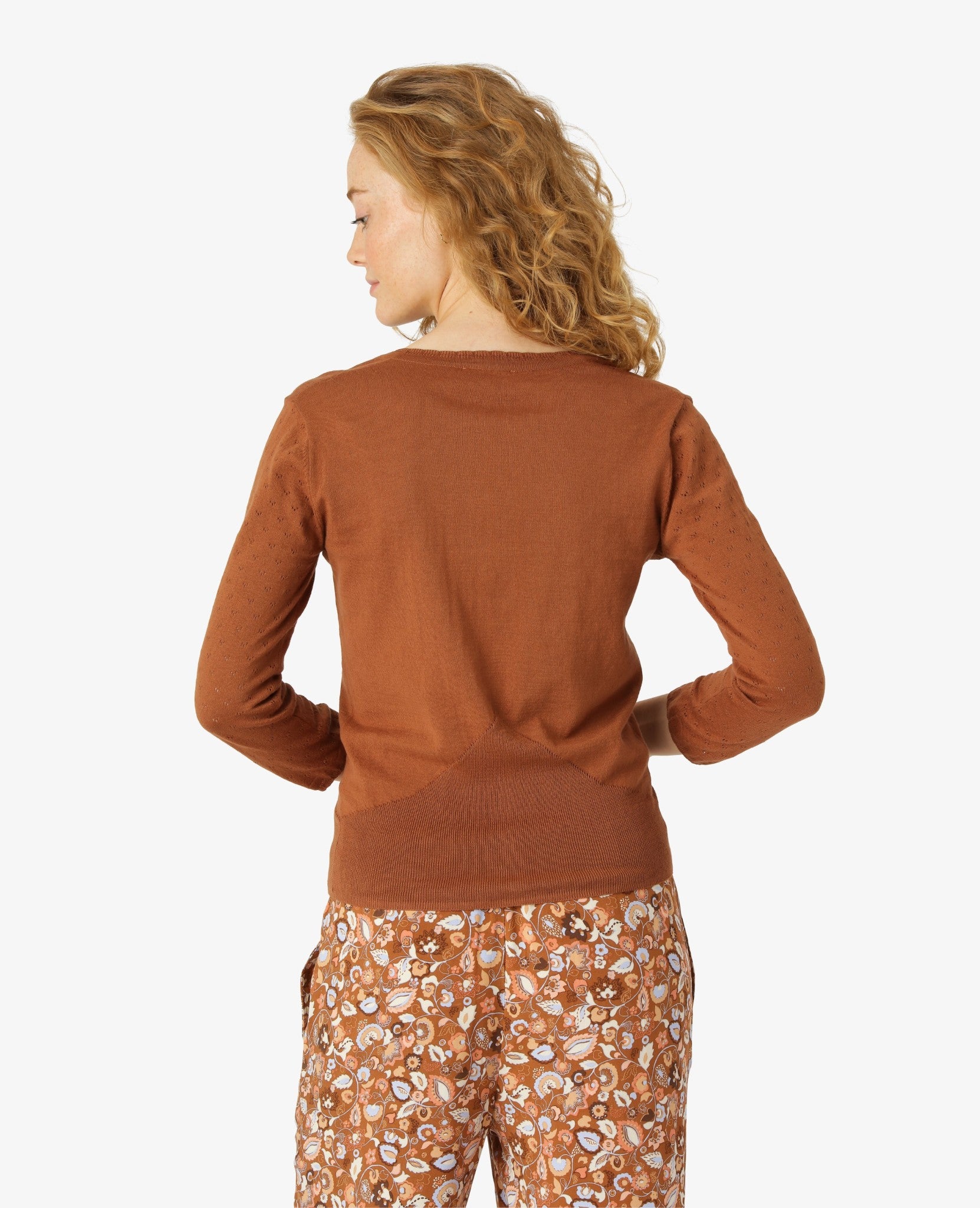 ORGANIC COTTON KNIT CARDIGAN