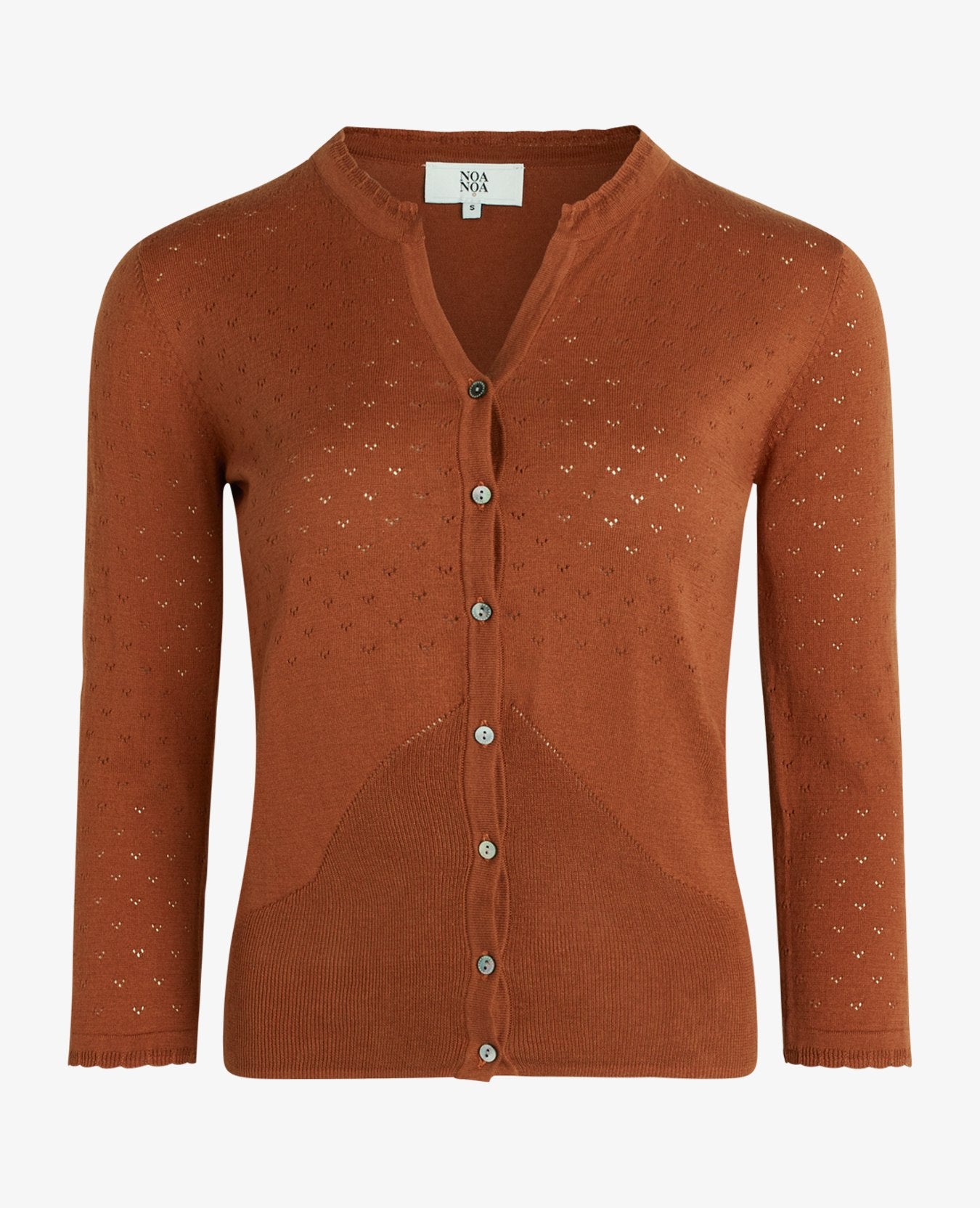 ORGANIC COTTON KNIT CARDIGAN
