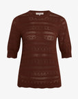 ORGANIC COTTON KNIT PULLOVER Noa Noa Strik