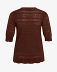 ORGANIC COTTON KNIT PULLOVER Noa Noa Strik