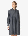LIGHT WEIGHT INDIGO DRESS