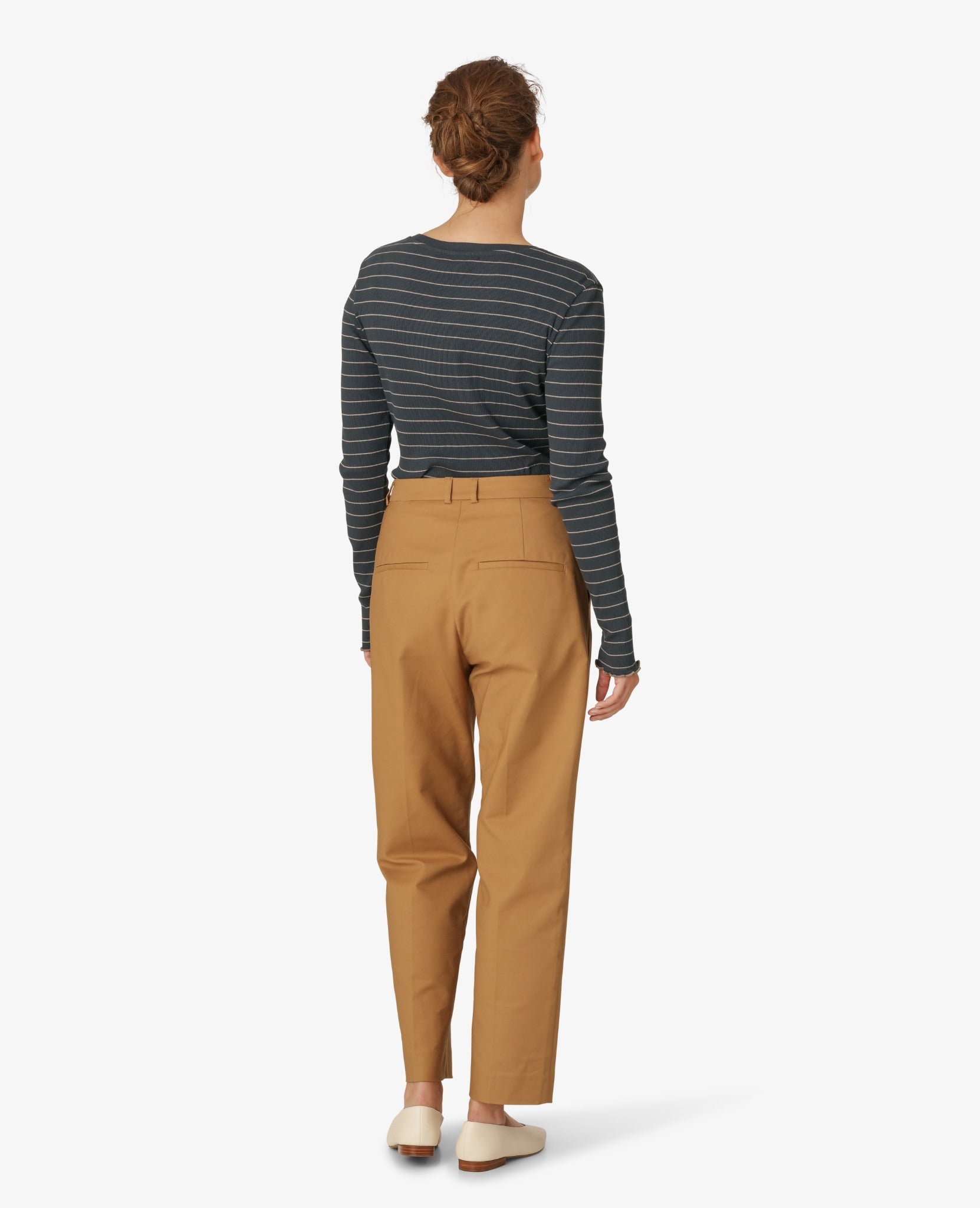 ESSENTIAL ORGANIC 2X2 RIB STR T-SHIRT