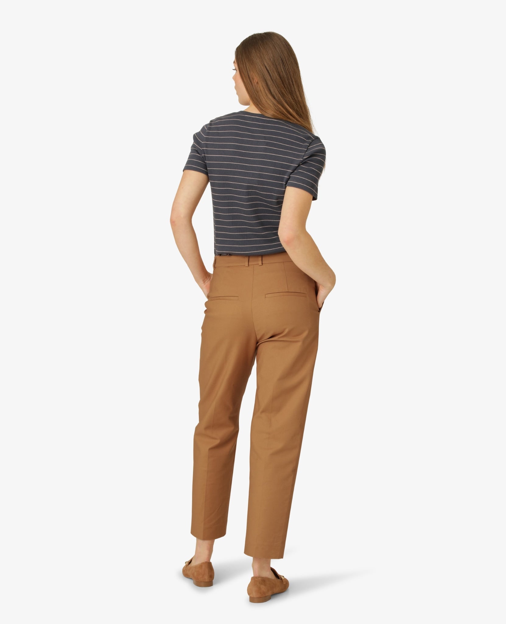 ESSENTIAL ORGANIC 2X2 RIB STR T-SHIRT