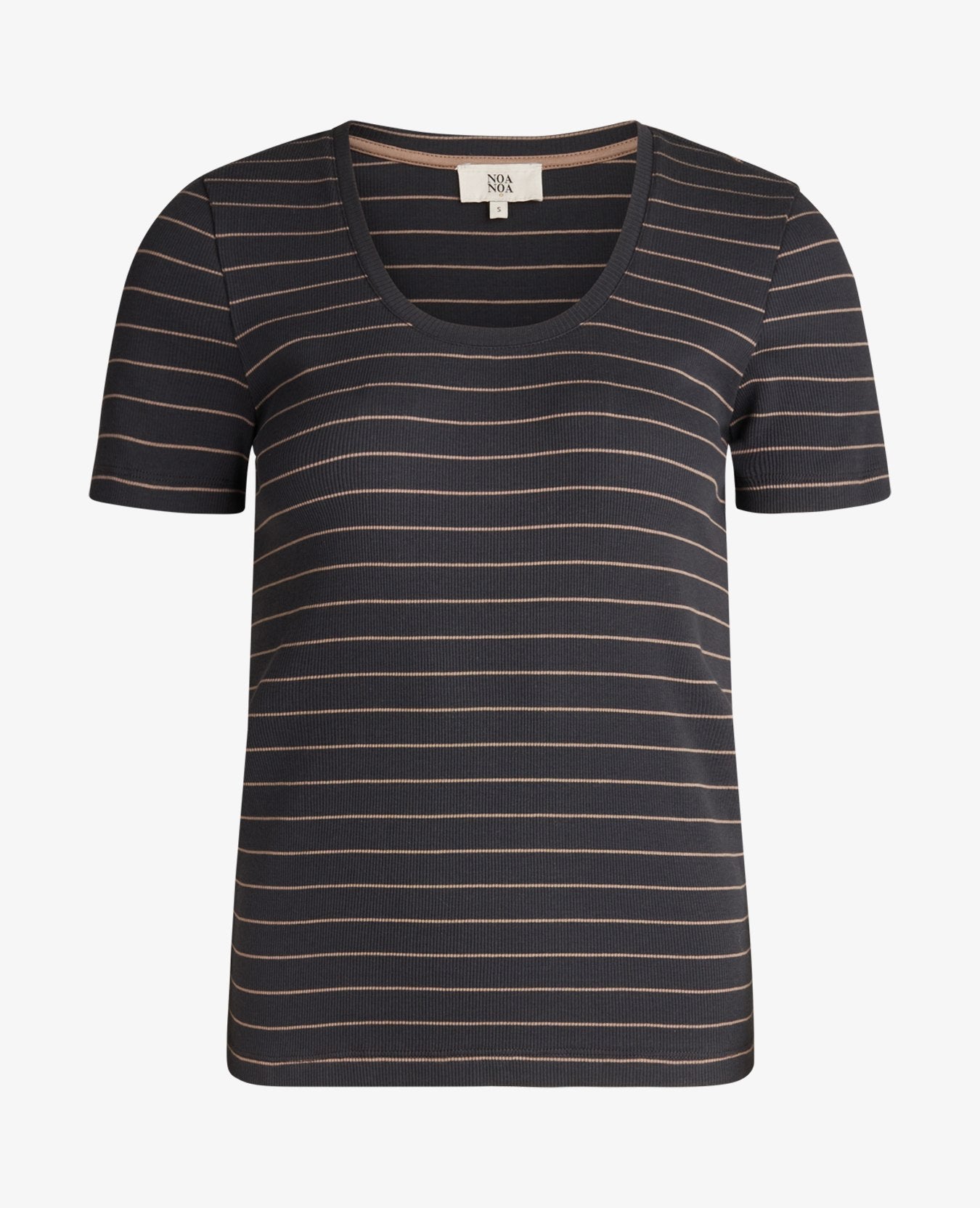 ESSENTIAL ORGANIC 2X2 RIB STR T-SHIRT