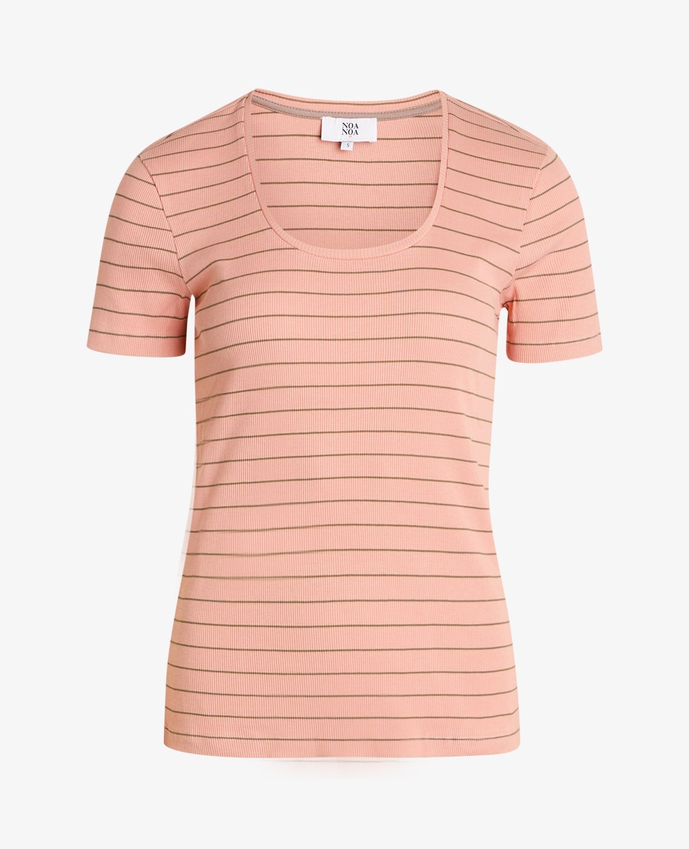 ESSENTIAL ORGANIC 2X2 RIB STR T-SHIRT