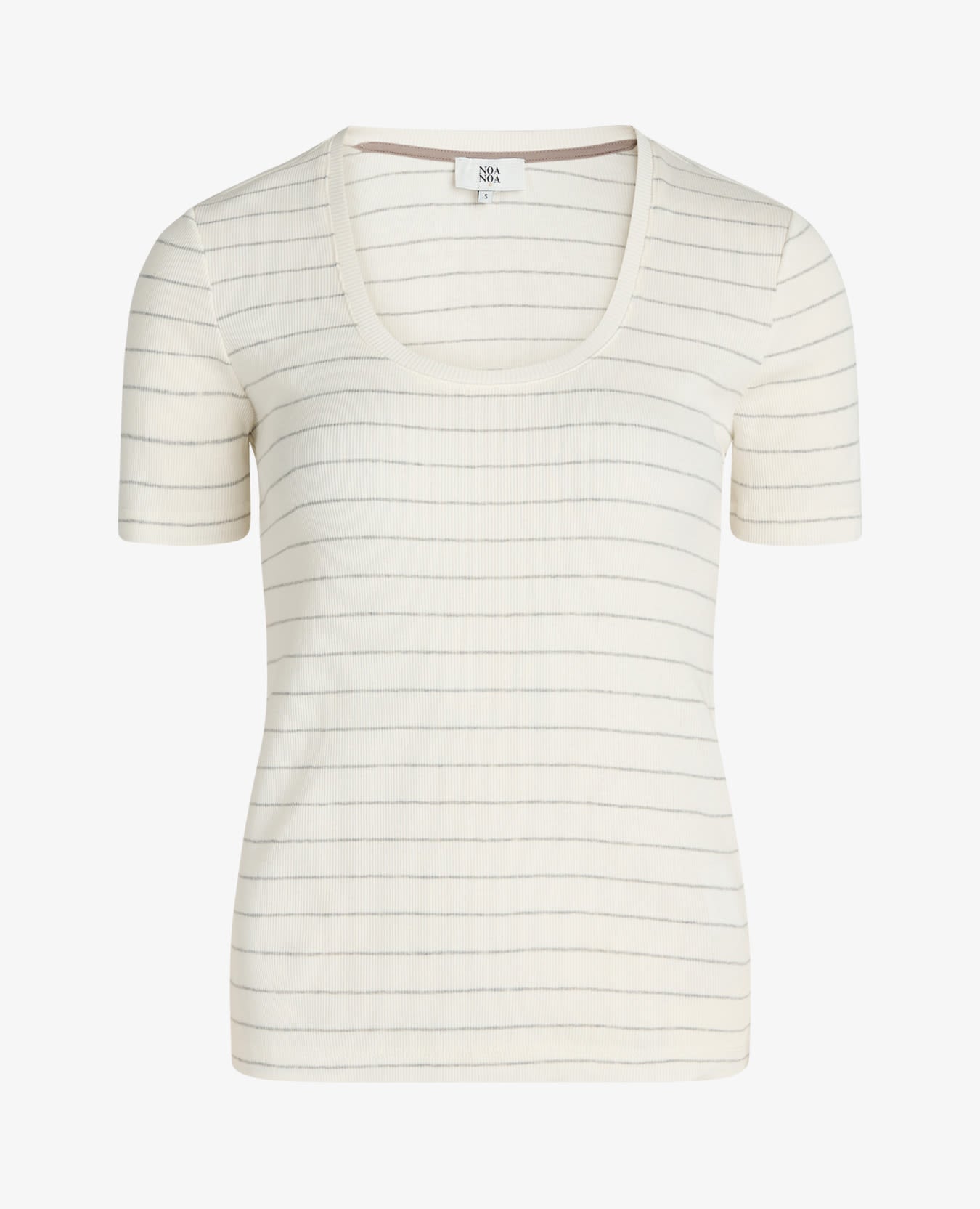 ESSENTIAL ORGANIC 2X2 RIB STR T-SHIRT