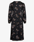 VISCOSE SATEEN DRESS