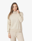COTTON CASHMERE KNIT PULLOVER