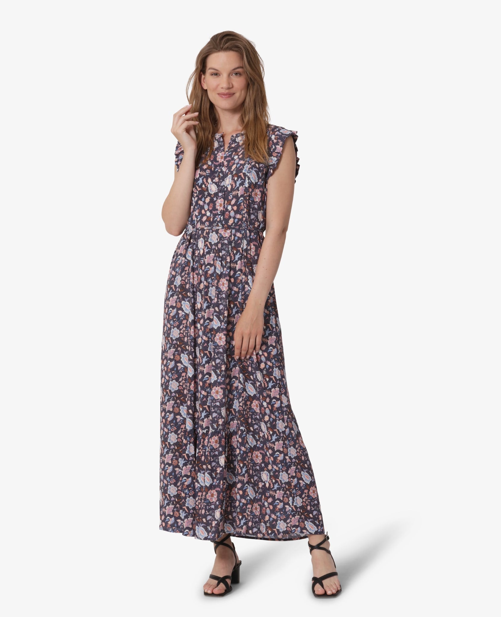 FLORAL MOSS DRESS