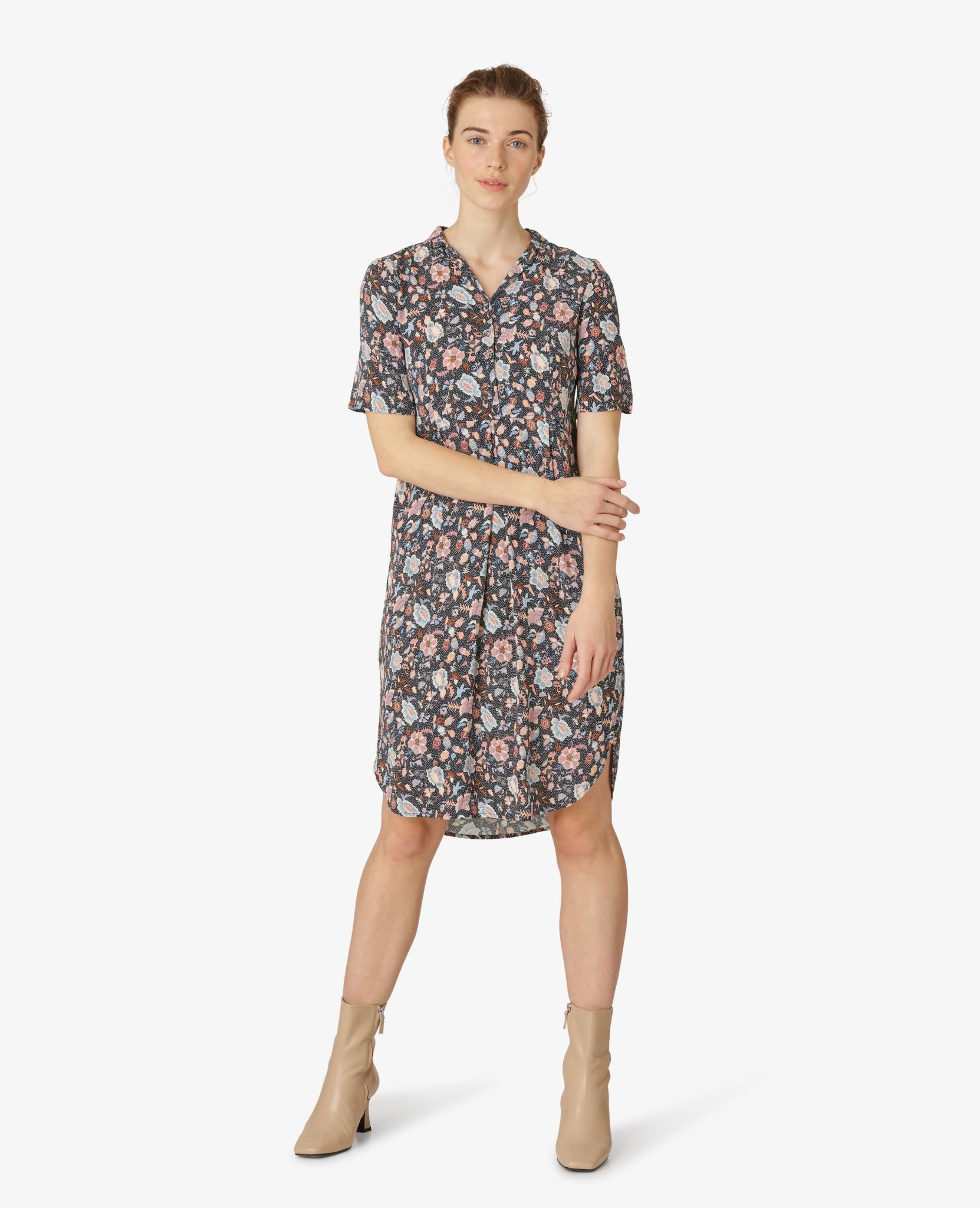FLORAL MOSS DRESS