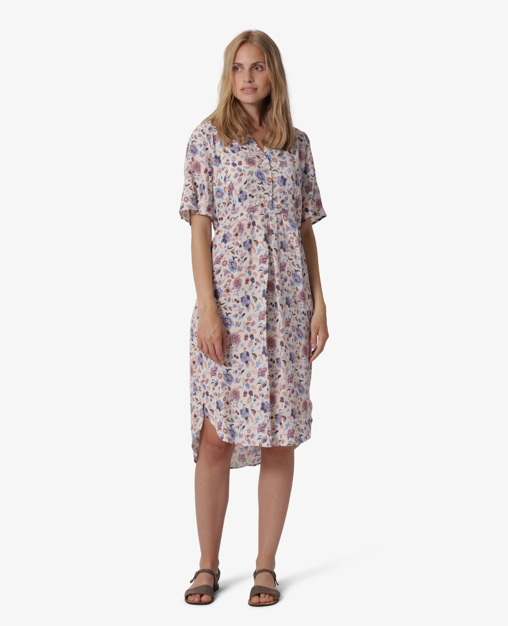 FLORAL MOSS DRESS