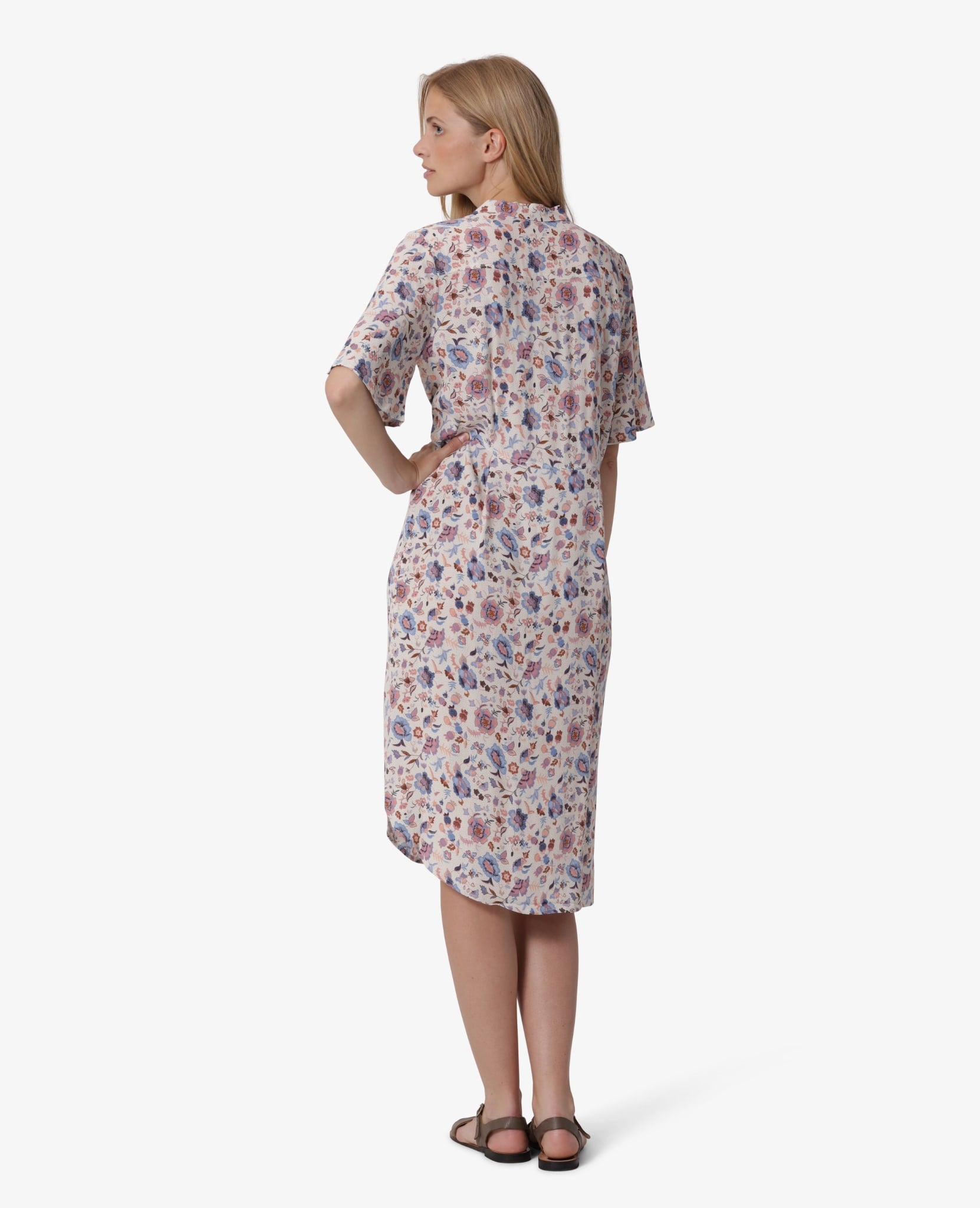 FLORAL MOSS DRESS