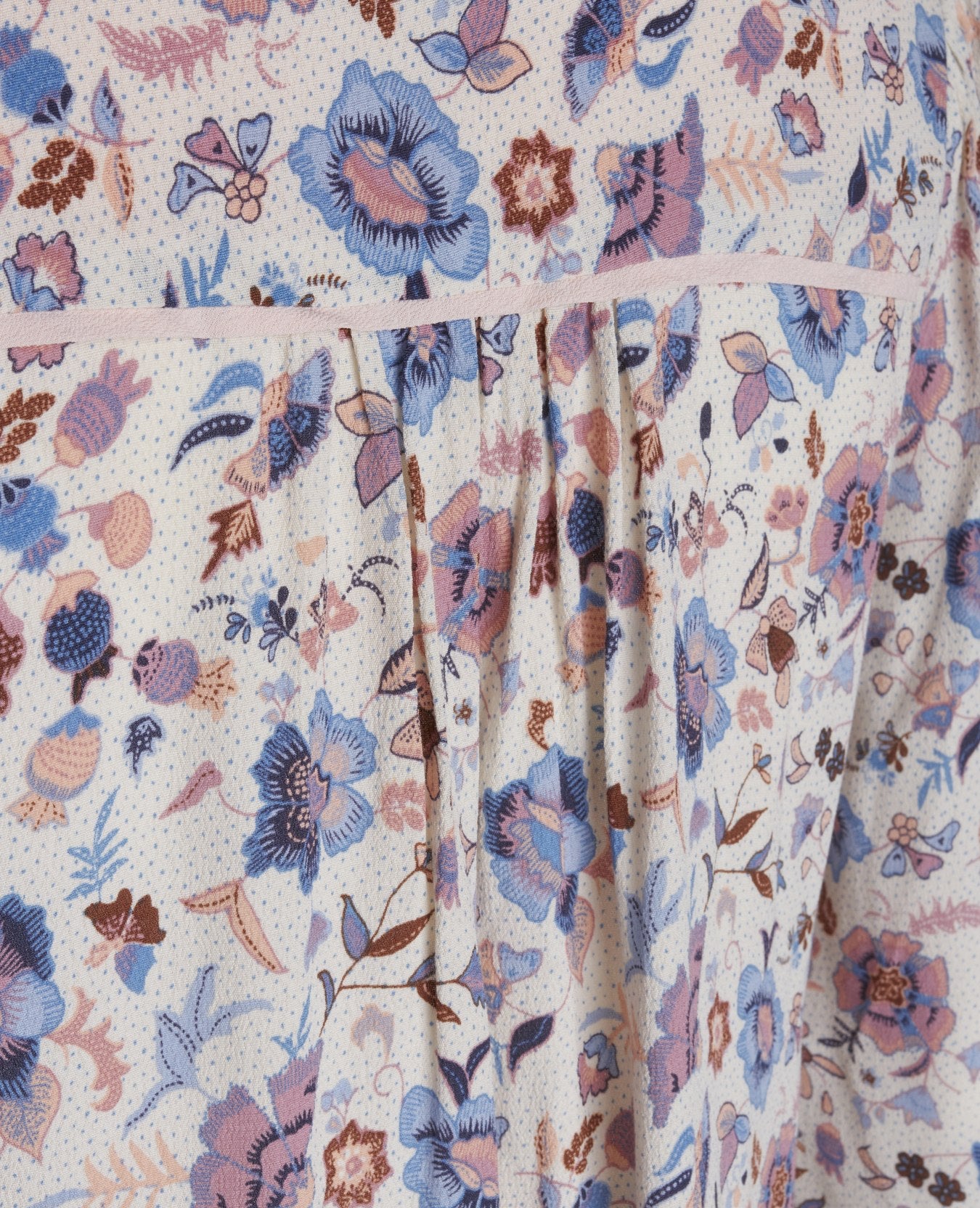 FLORAL MOSS BLOUSE