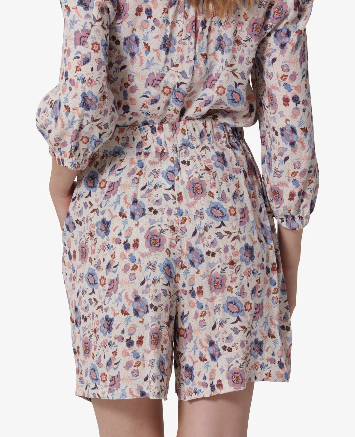 FLORAL MOSS SHORTS