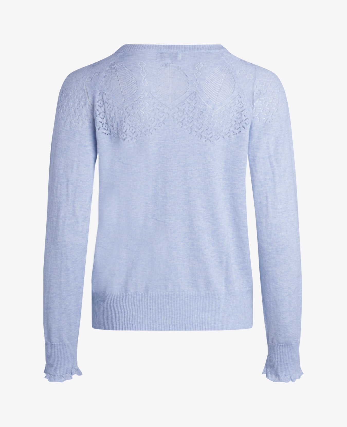 ESSENTIAL COTTON MELANGE CARDIGAN