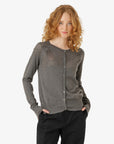LOUISANN STRIKKET CARDIGAN MED HULMØNSTER Noa Noa Cardigans