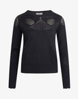 LOUISANN STRIKBLUSE MED HULMØNSTER Noa Noa Strik