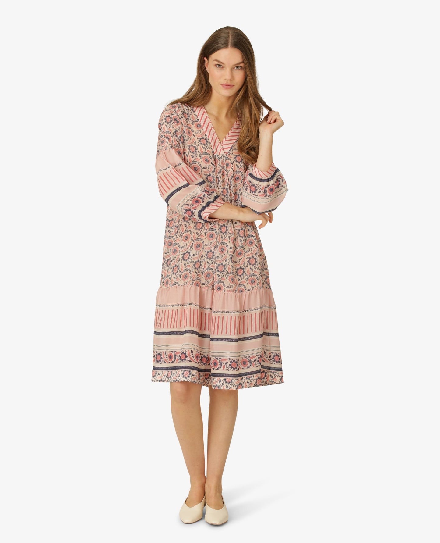 OTN SHEER TENCEL DRESS