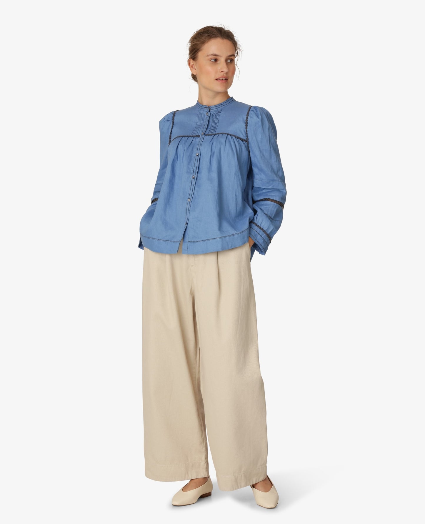 OTN ORGANIC LINEN DECO SHIRT