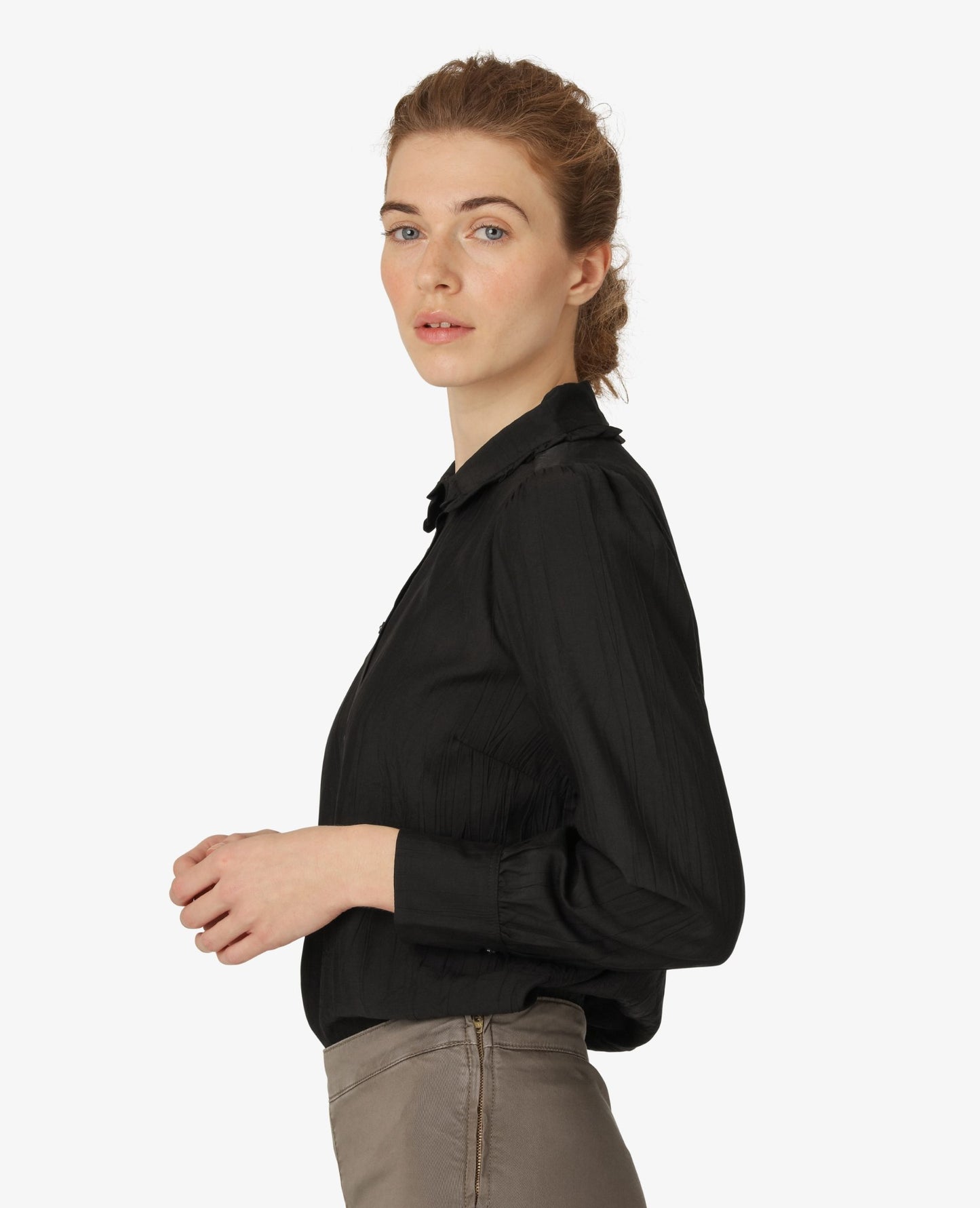 FINE CRUSHED VISCOSE SHIRT