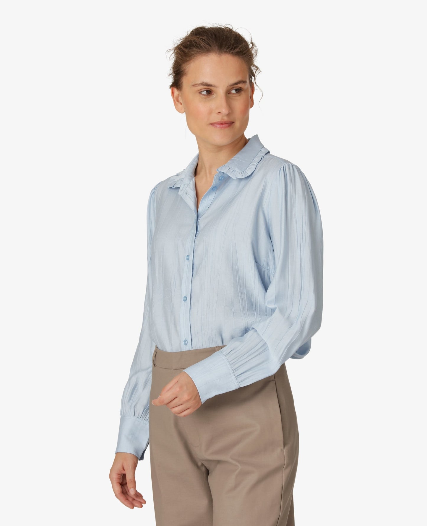FINE CRUSHED VISCOSE SHIRT