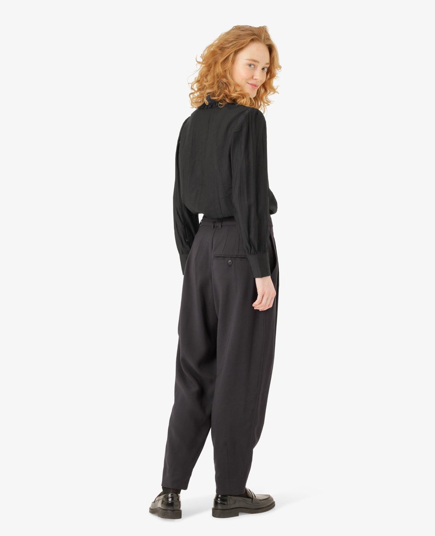 EVANN SHIRT WITH FRILLED COLLAR