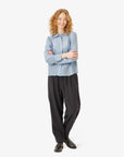 EVANN SHIRT WITH FRILLED COLLAR