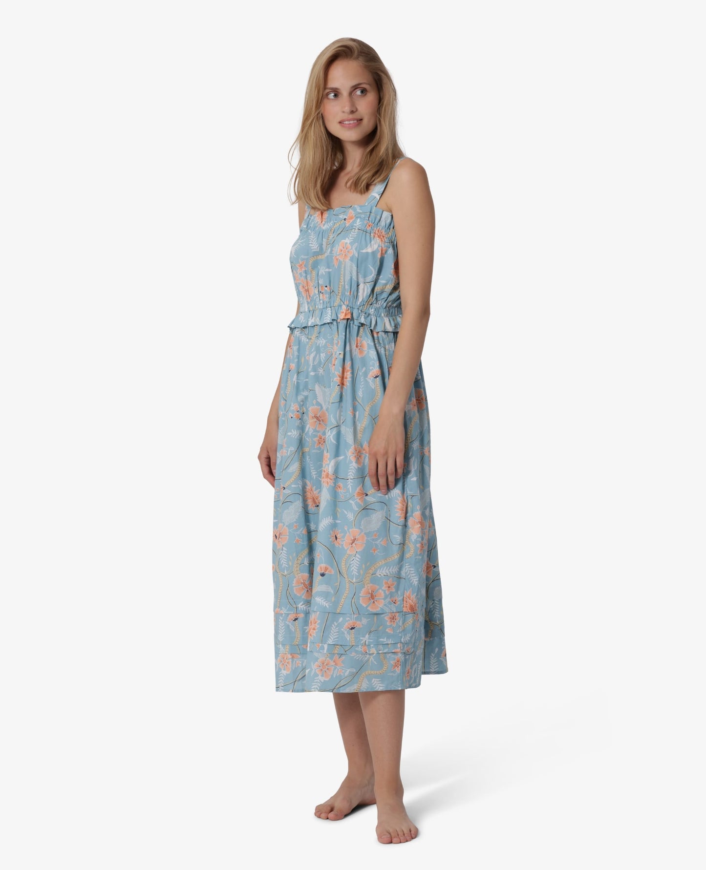 ORGANIC COTTON VOILE DRESS