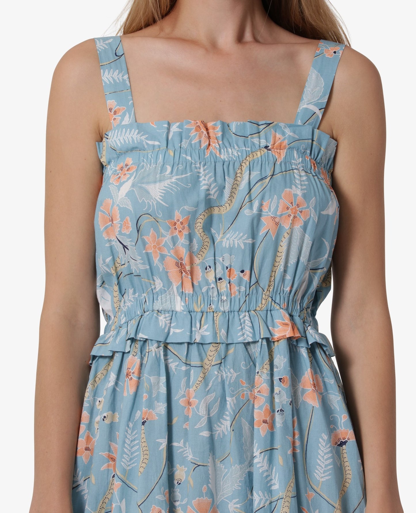 ORGANIC COTTON VOILE DRESS