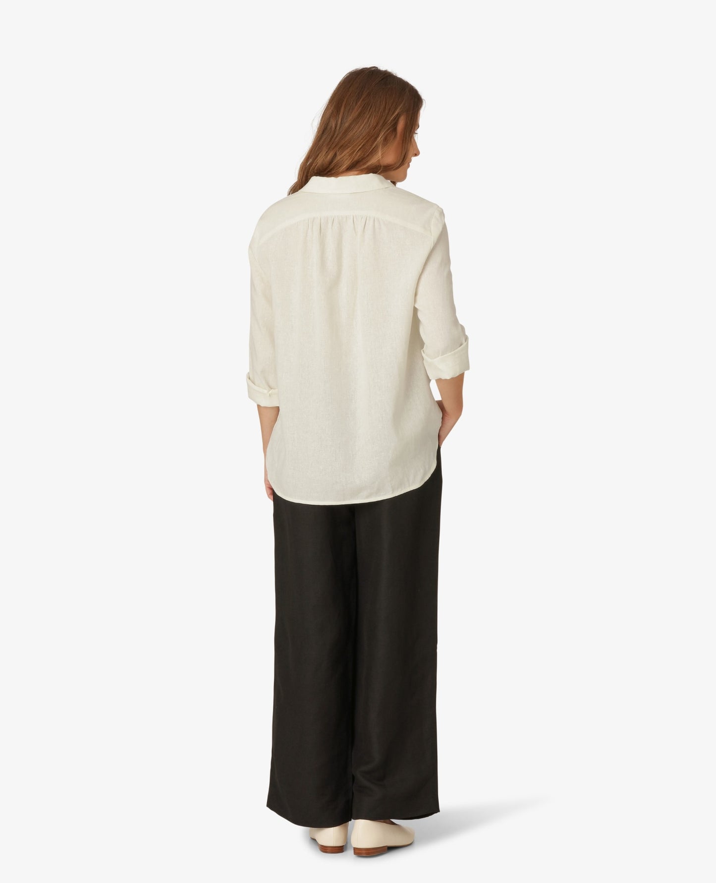 SHEER LINEN SHIRT