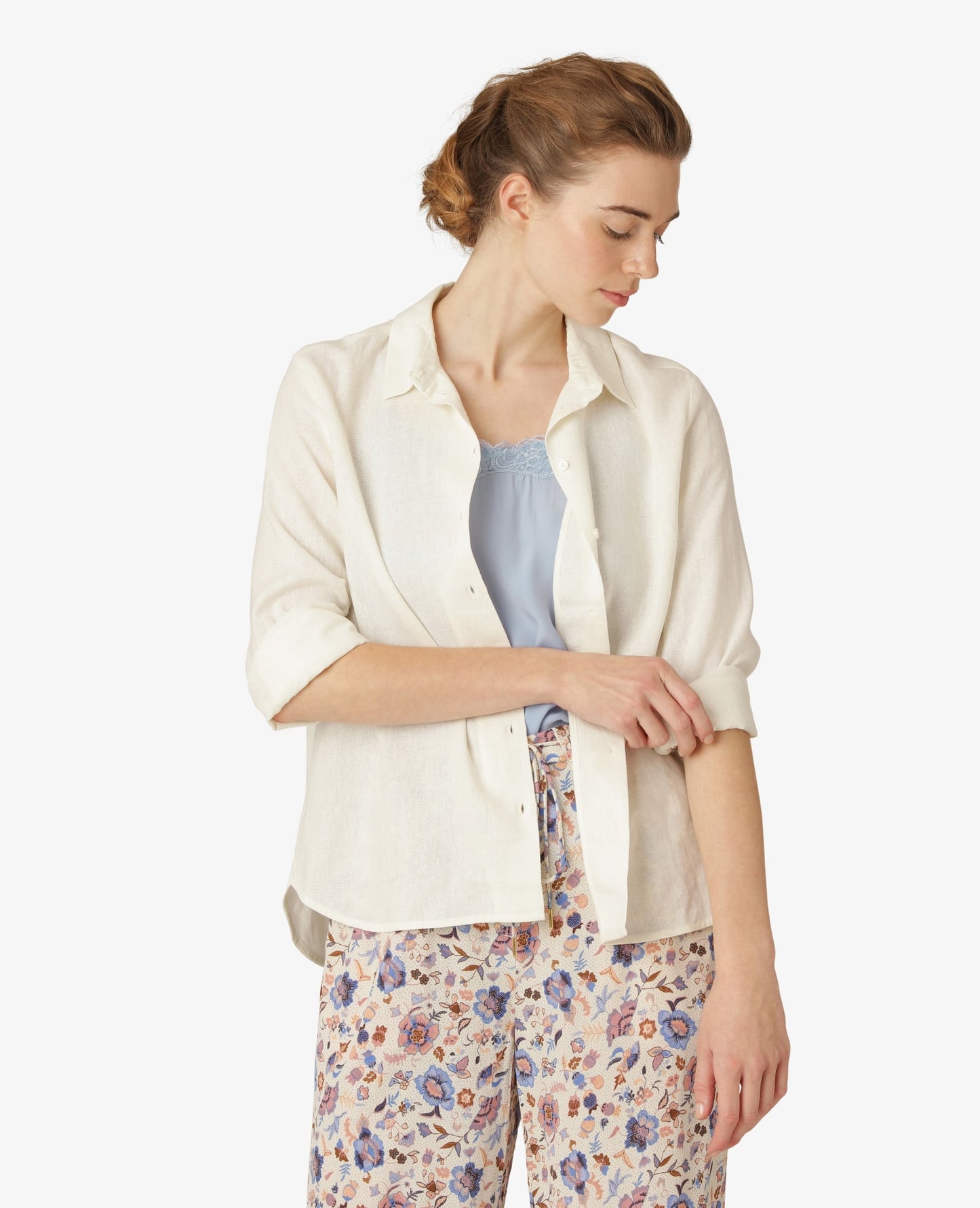 SHEER LINEN SHIRT