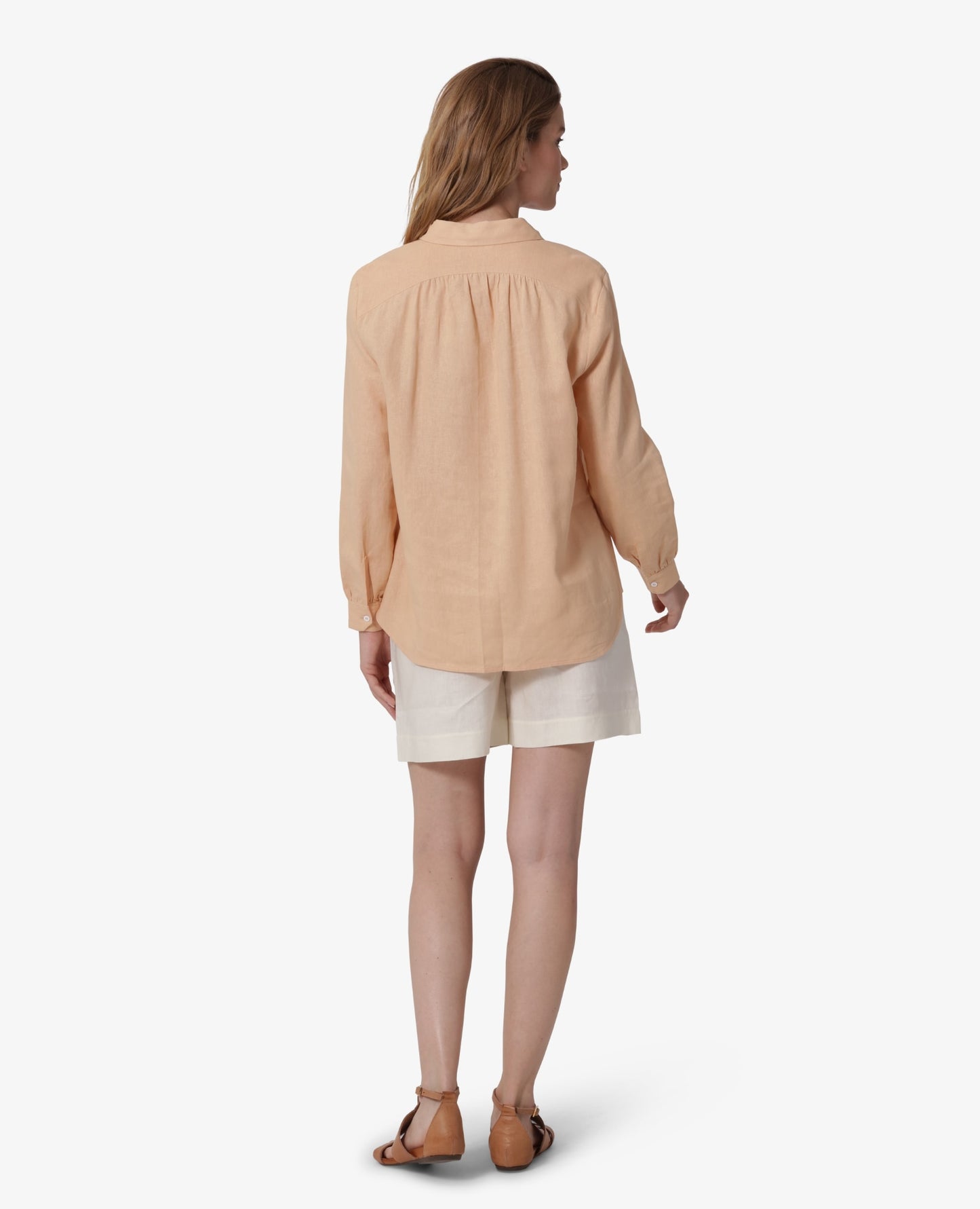SHEER LINEN SHIRT