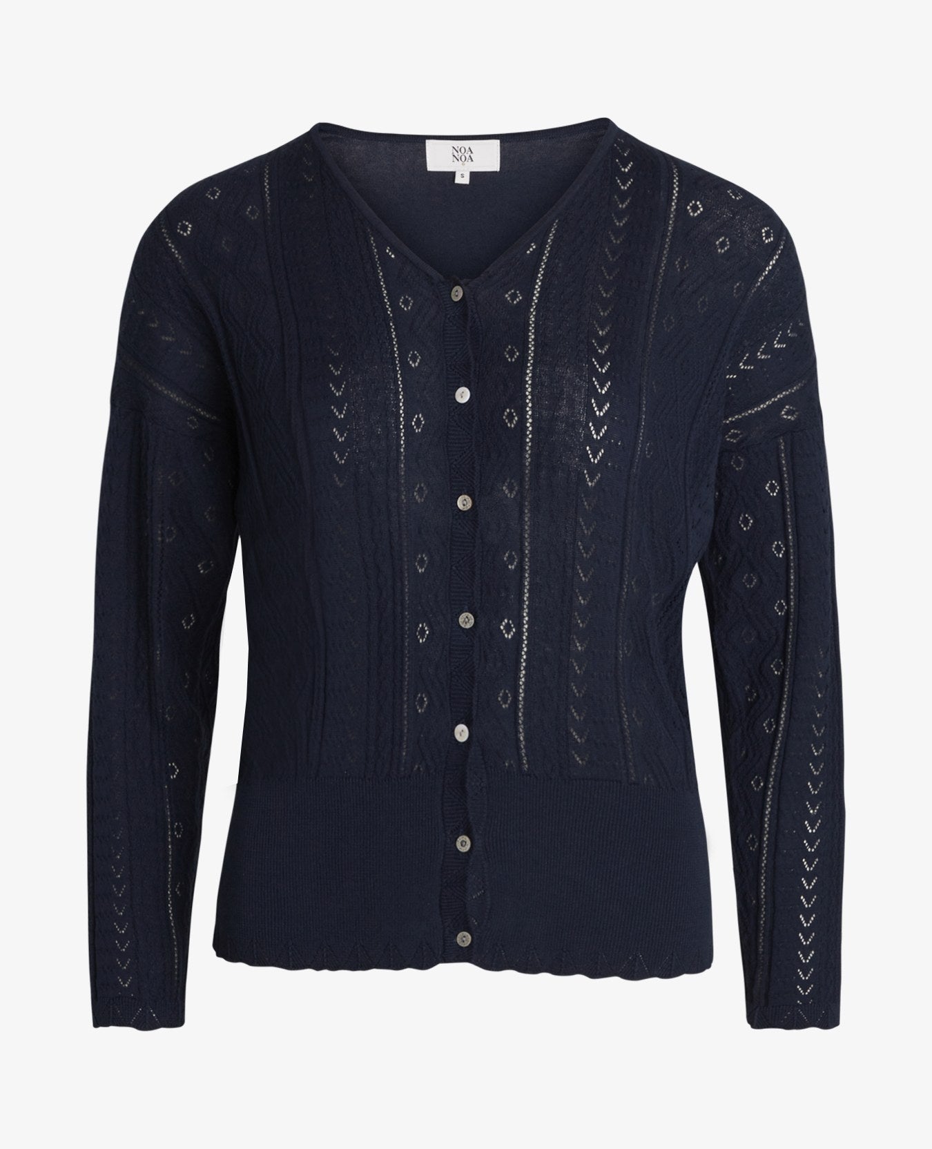 ORGANIC COTTON KNIT CARDIGAN