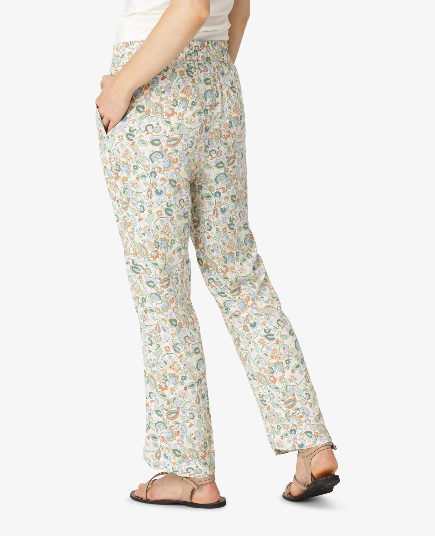 NOSTALGIC VISCOSE TROUSERS