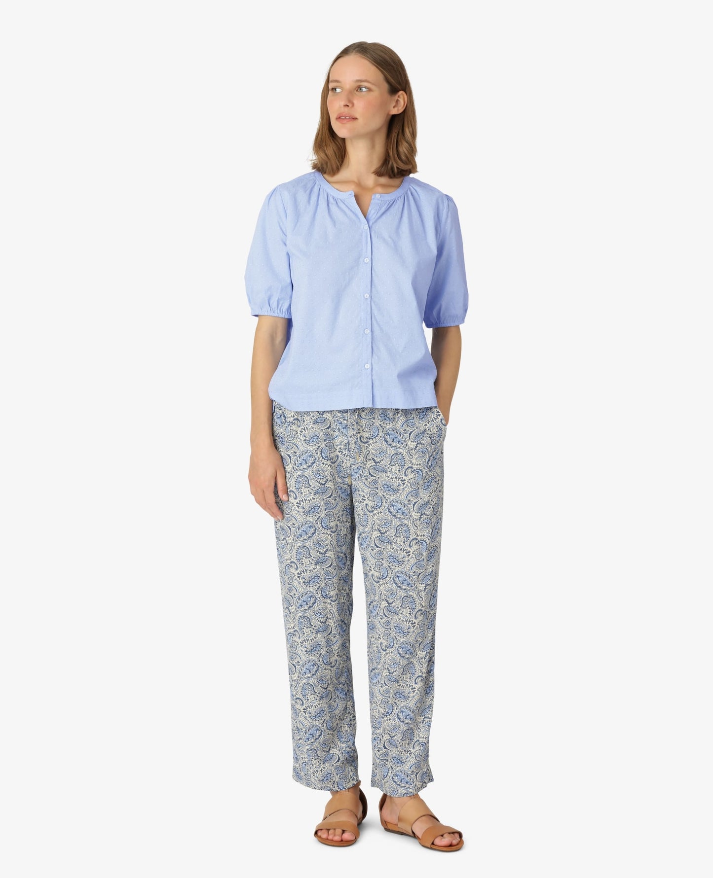 SOFT MOSS TROUSERS