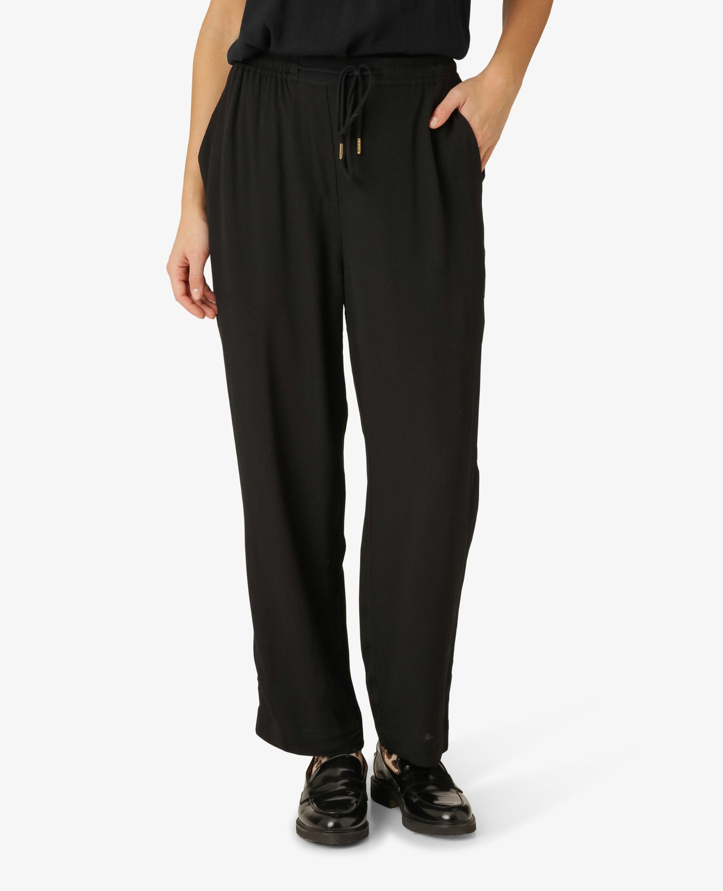 SOFT MOSS SOLID TROUSERS
