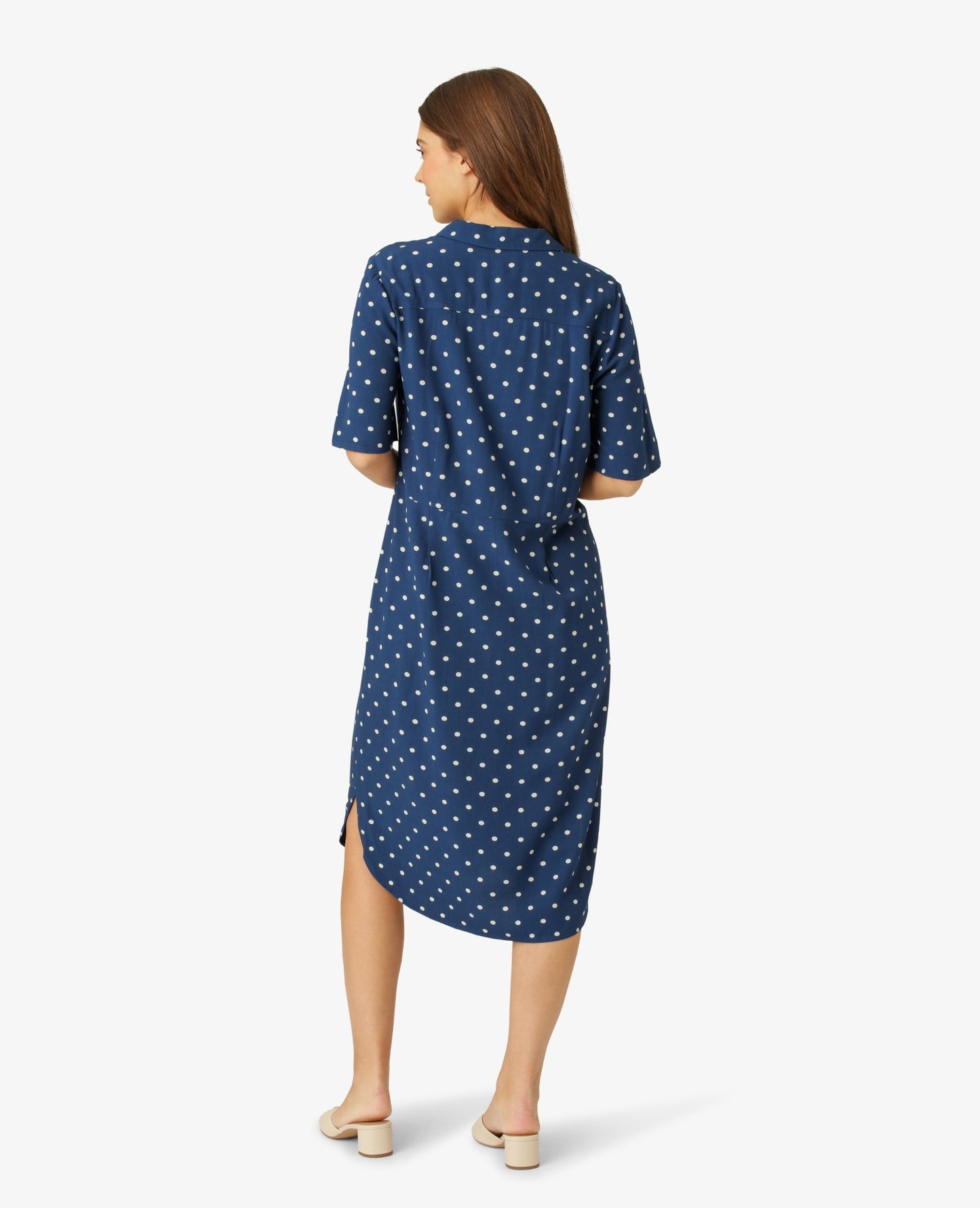 DOTTED FINE MOSS DRESS
