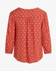 DOTTED FINE MOSS BLOUSE