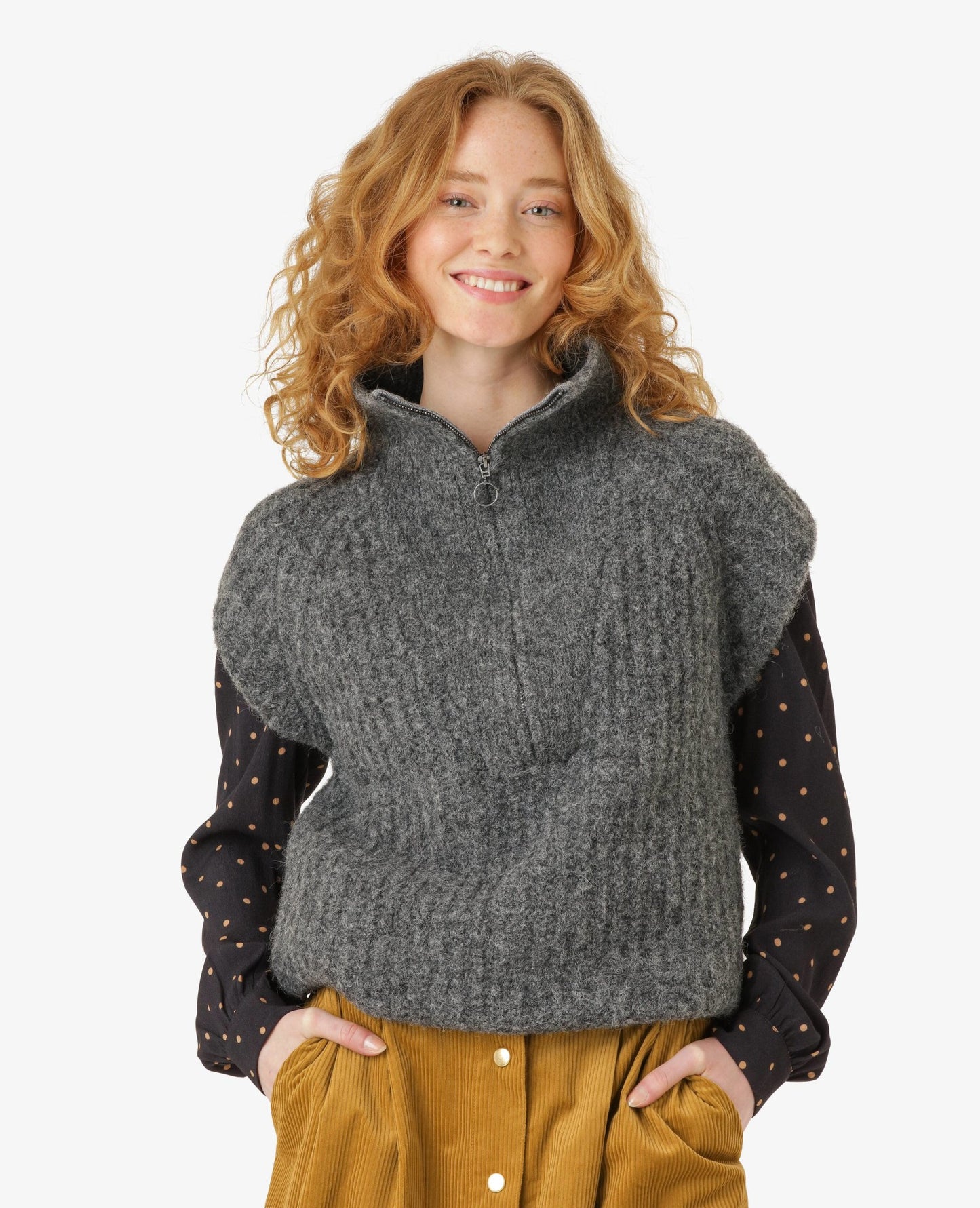 LYKKENN KNITTED SLIPOVER