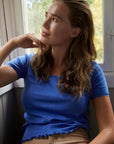 MINDYNN ORGANIC POINTELLE T-SHIRT