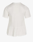 NOLANN PEPLUM T-SHIRT I ØKOLOGISK JERSEY Noa Noa T-shirt
