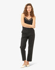 LAURANN LACE JERSEY TOP