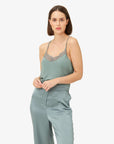 LAURANN LACE JERSEY TOP