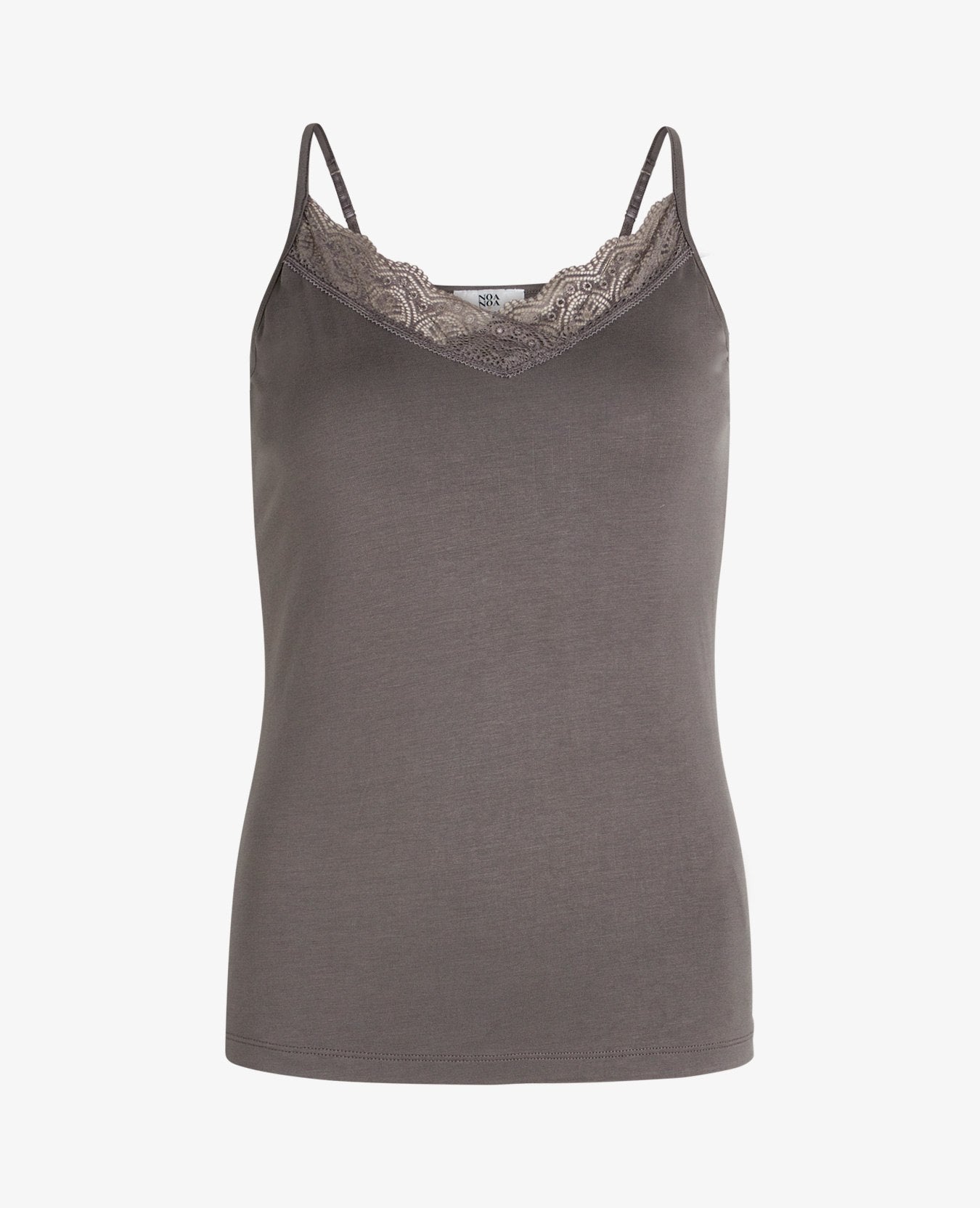 ESSENTIAL LACE JERSEY TOP