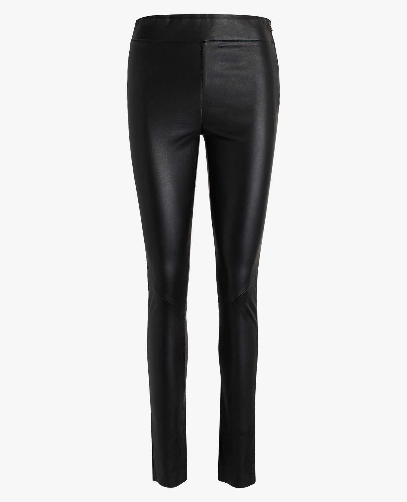 ESSENTIAL LEATHER STRETCH TROUSERS