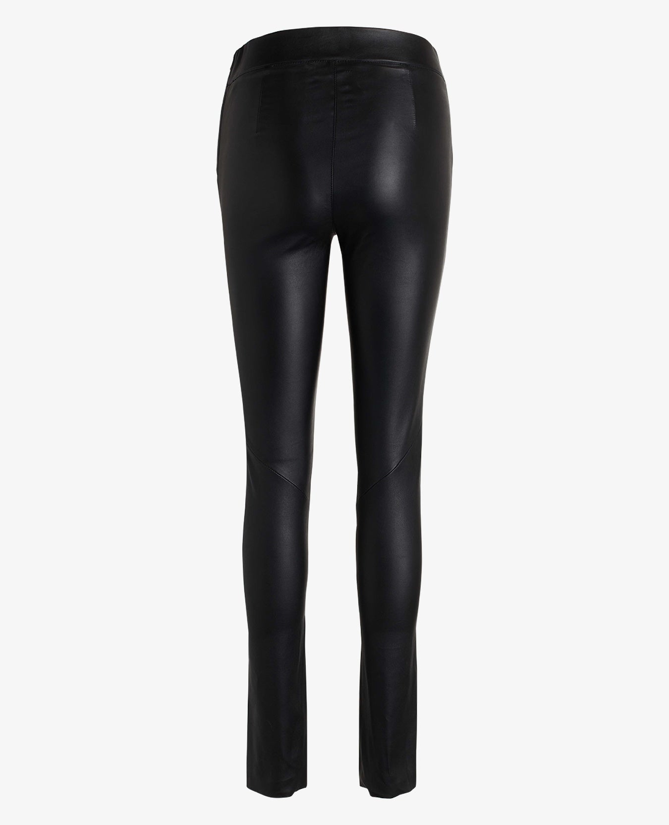ESSENTIAL LEATHER STRETCH TROUSERS