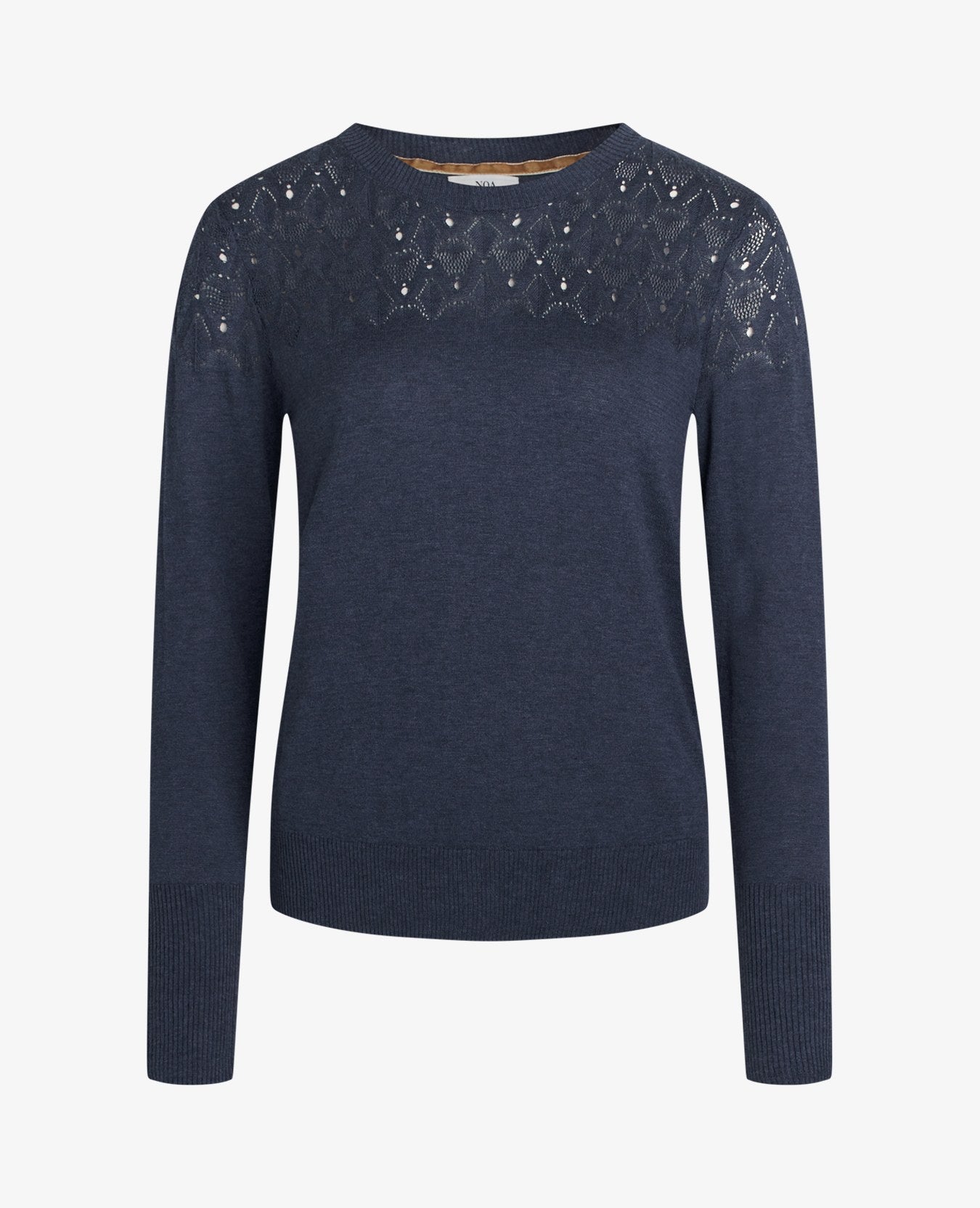 ESSENTIAL COTTON MELANGE PULLOVER