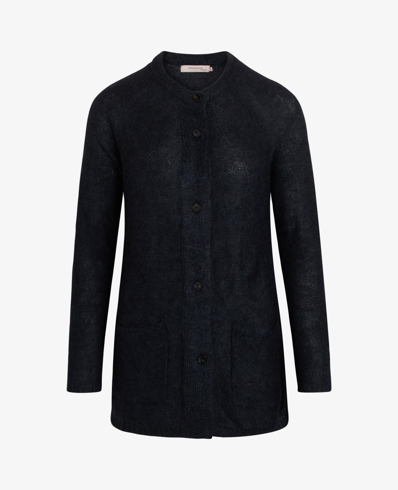 ESSENTIAL MELANGE MOHAIR CARDIGAN